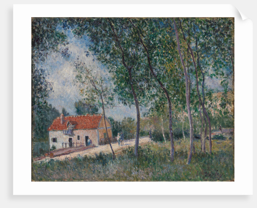 The Road from Moret to Saint-Mammès, 1883-85 by Alfred Sisley