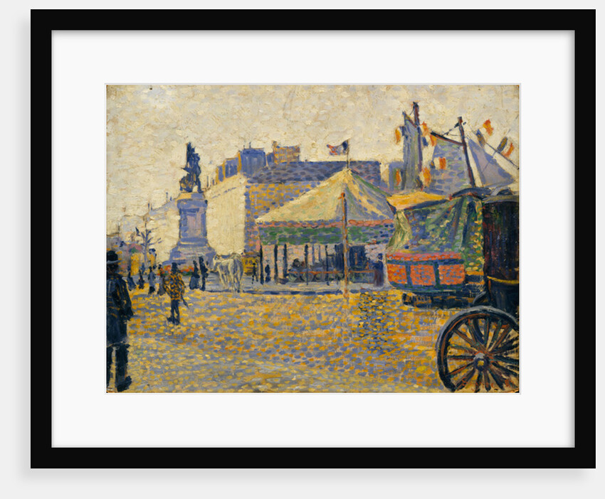 Place de Clichy, 1887 by Paul Signac