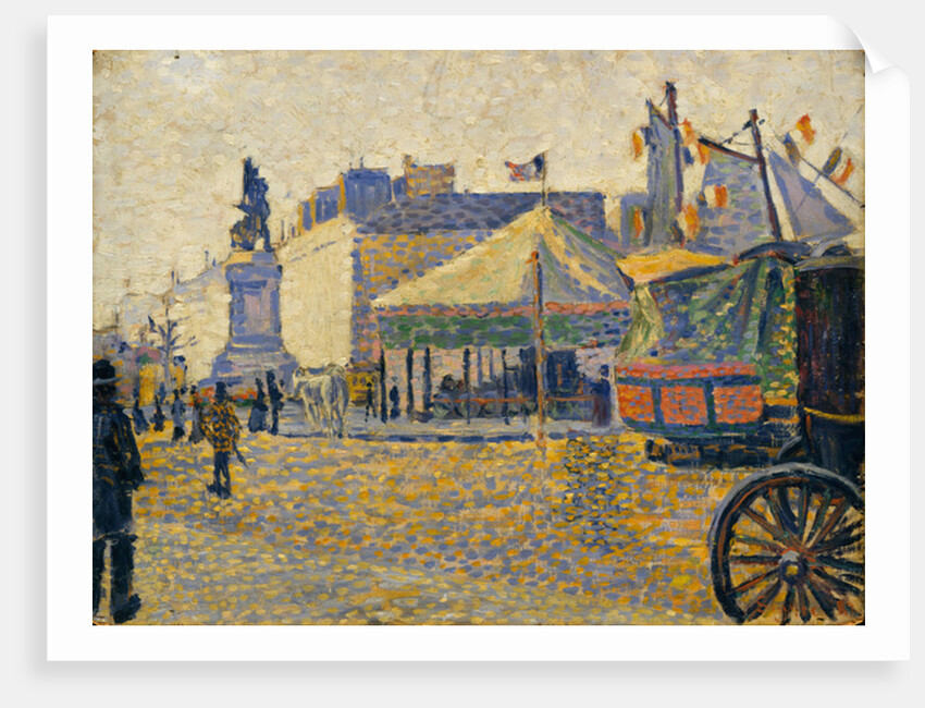 Place de Clichy, 1887 by Paul Signac