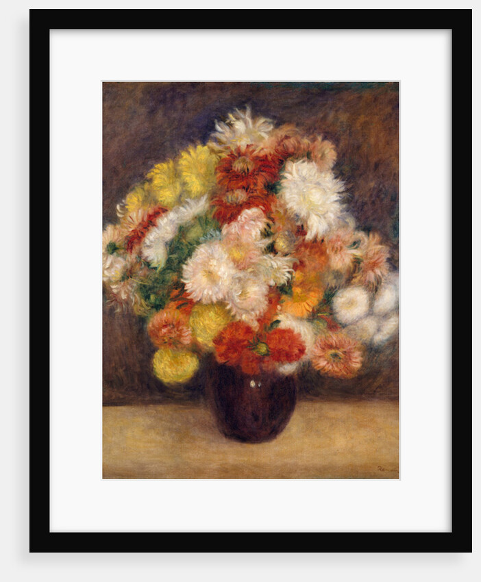 Bouquet of Chrysanthemums, 1881 by Pierre Auguste Renoir