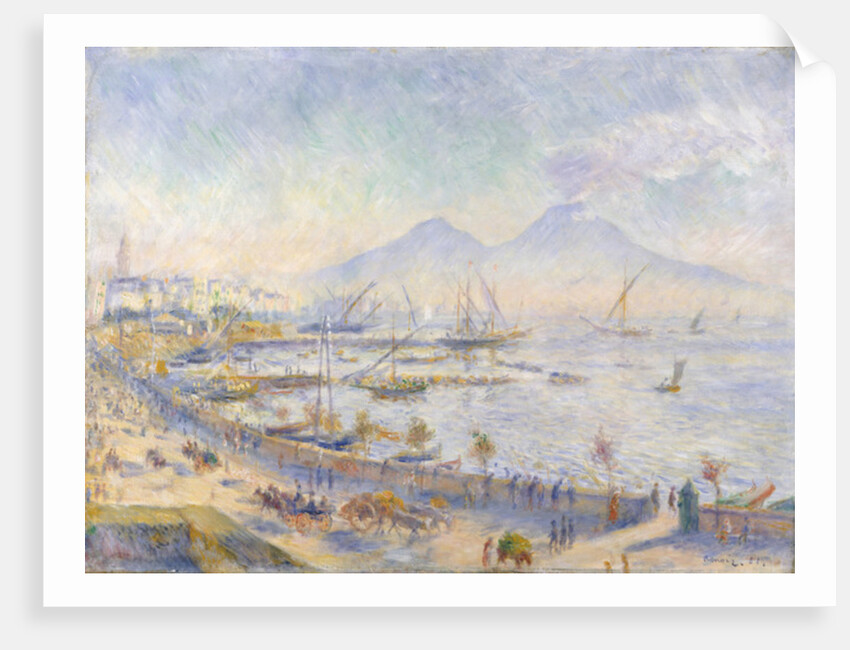 The Bay of Naples, 1881 by Pierre Auguste Renoir