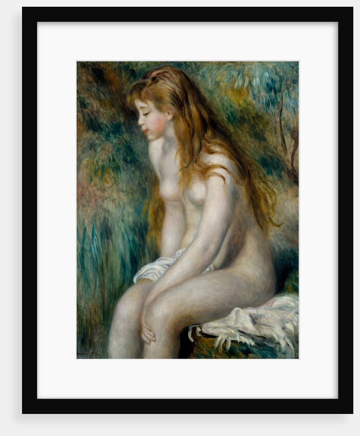 Young Girl Bathing, 1892 by Pierre Auguste Renoir
