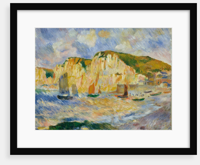 Sea and Cliffs, c.1885 by Pierre Auguste Renoir