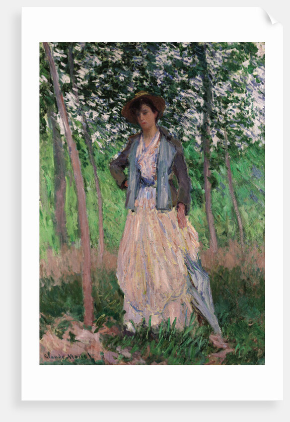 The Stroller, 1887 by Claude Monet