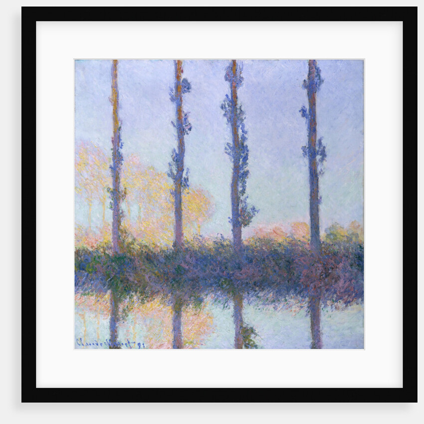 The Four Trees, 1891 by Claude Monet