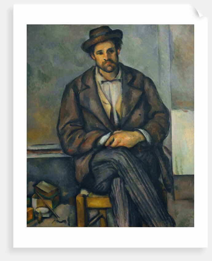 Seated Peasant, c.1892-96 by Paul Cezanne