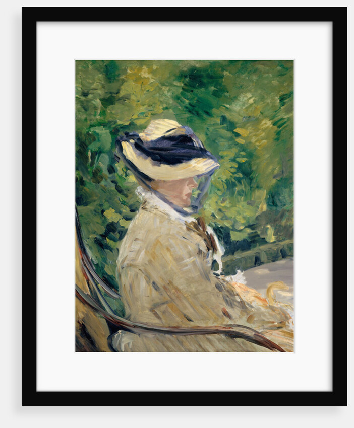 Madame Manet at Bellevue, 1880 by Edouard Manet