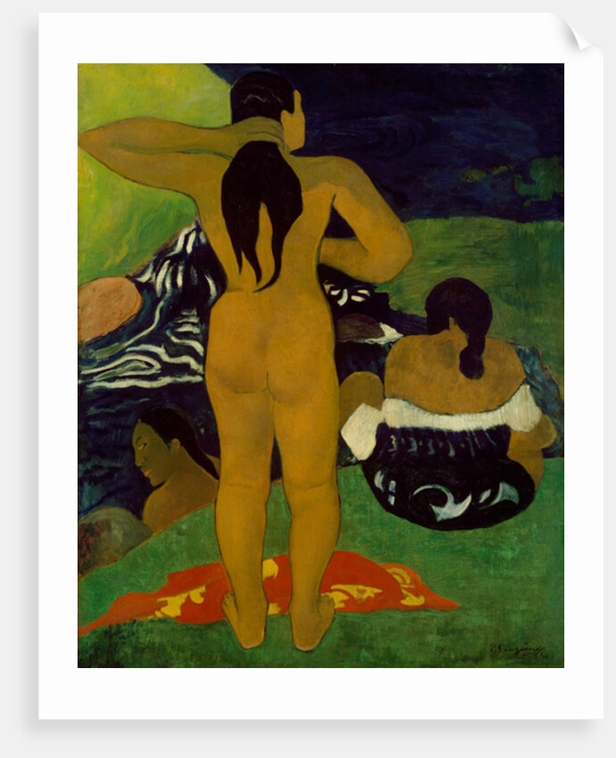 Tahitian Women Bathing, 1892 by Paul Gauguin