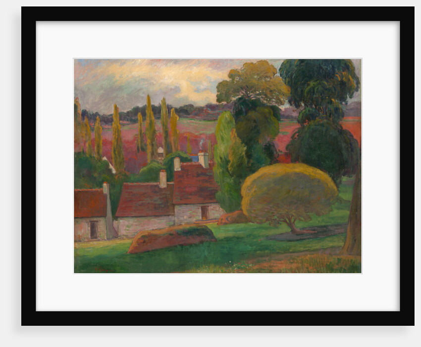 A Farm in Brittany, c.1894 by Paul Gauguin