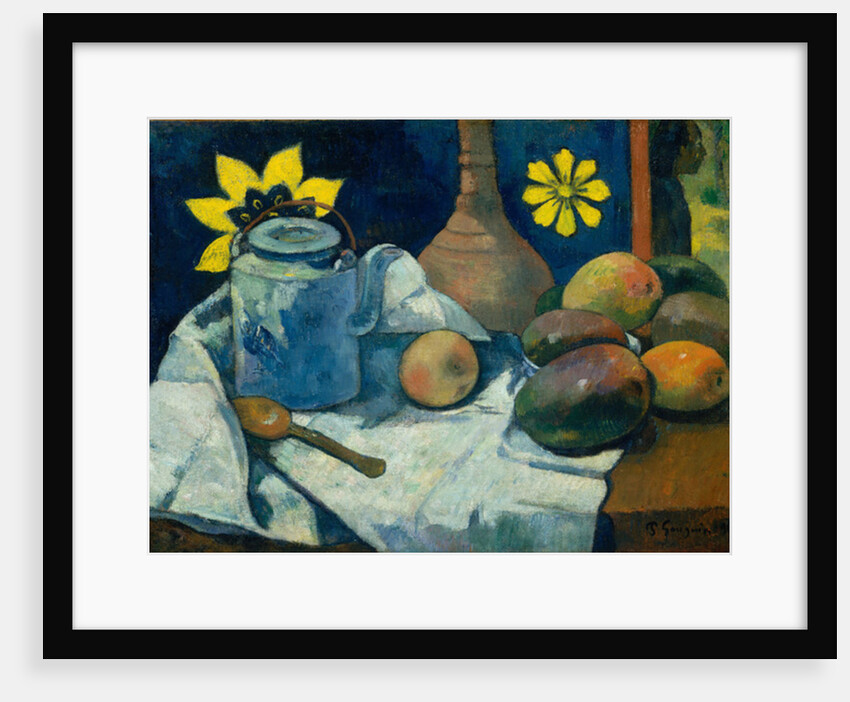 Still Life with Teapot and Fruit, 1896 by Paul Gauguin