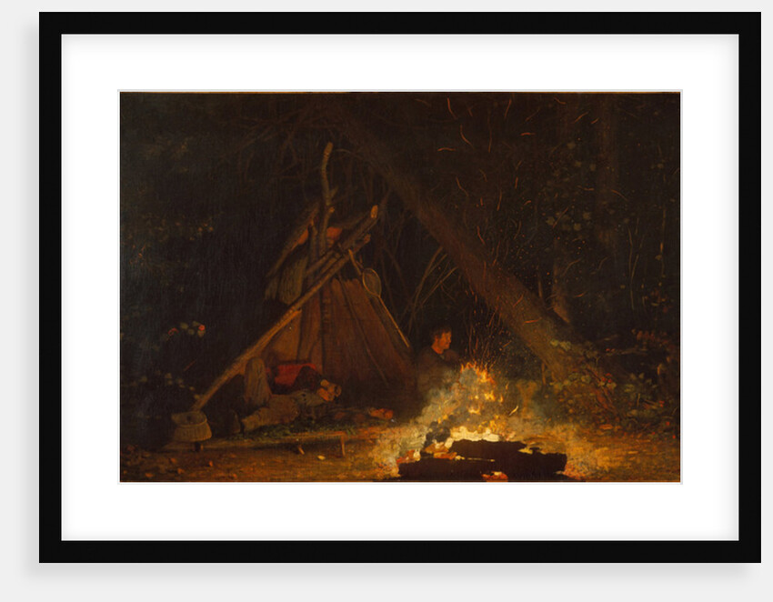 Camp Fire, 1880 by Winslow Homer