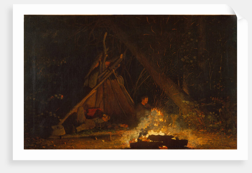 Camp Fire, 1880 by Winslow Homer