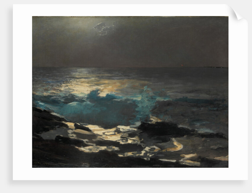 Moonlight, Wood Island Light, 1894 by Winslow Homer