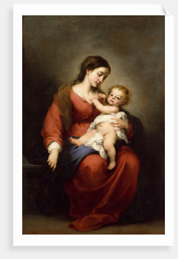 Virgin and Child, c.1670-72 by Bartolome Esteban Murillo