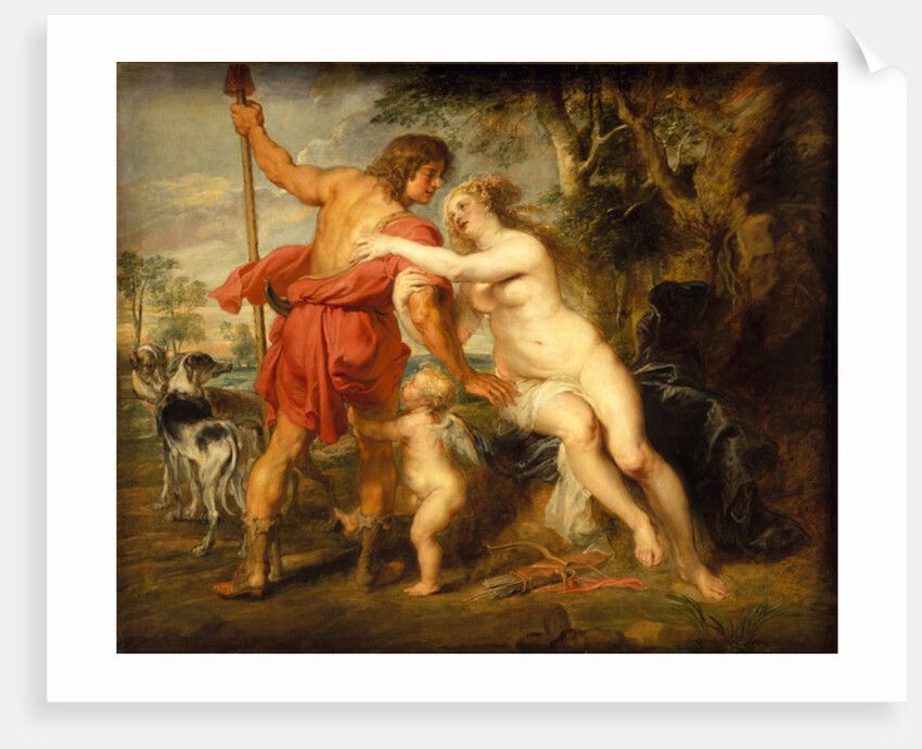 Venus and Adonis, c.1635 by Peter Paul Rubens