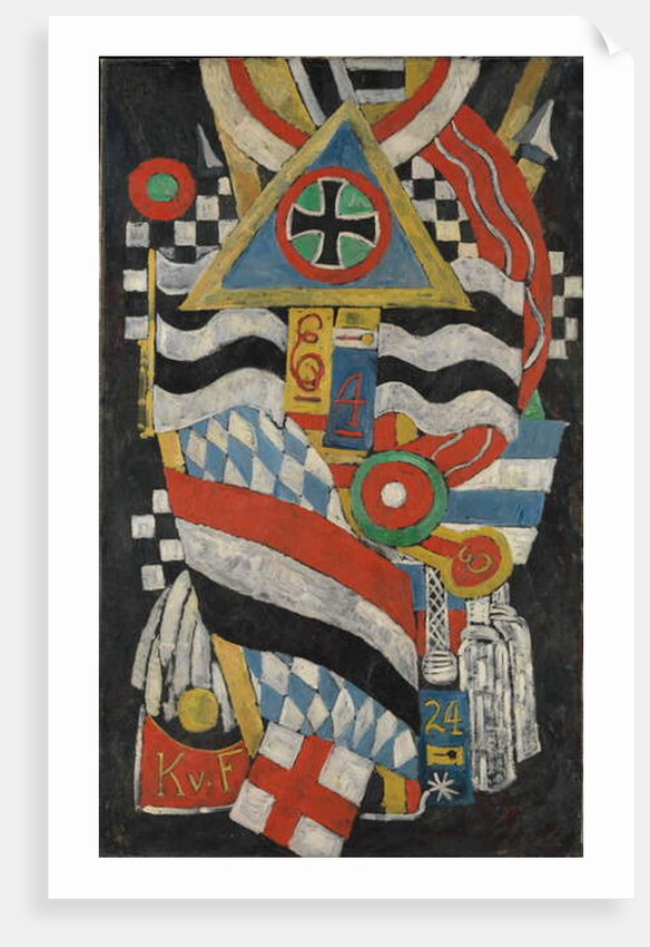 Portrait of a German Officer, 1914 by Marsden Hartley