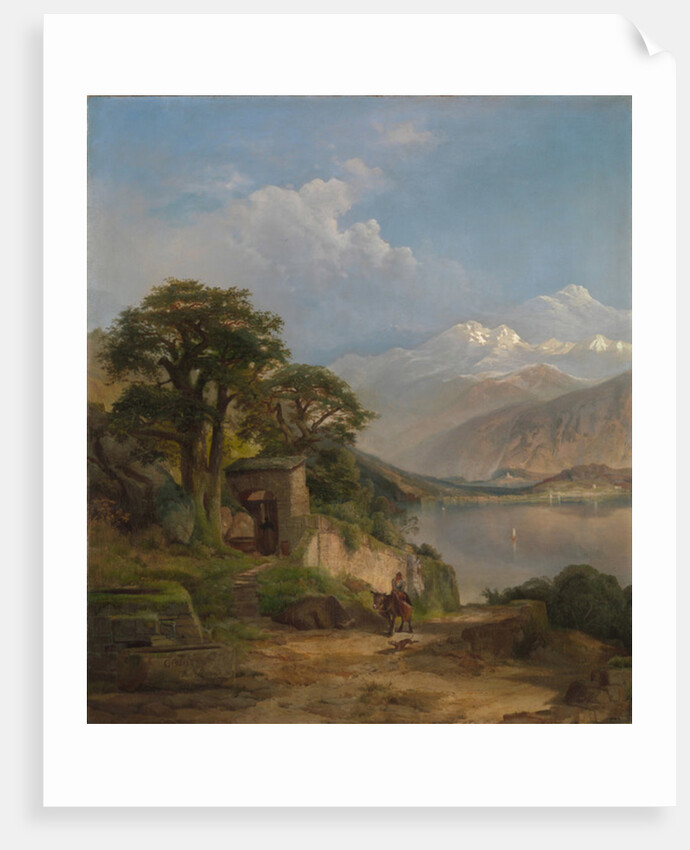 Lake Como, 1867 by Thomas Moran