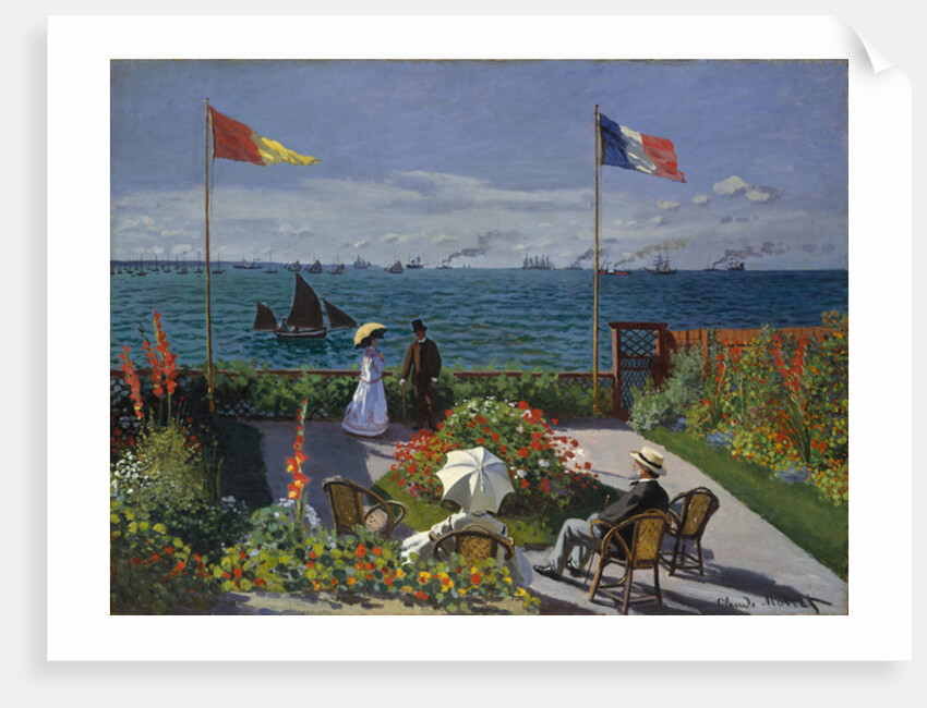 Garden at Sainte-Adresse, 1867 by Claude Monet