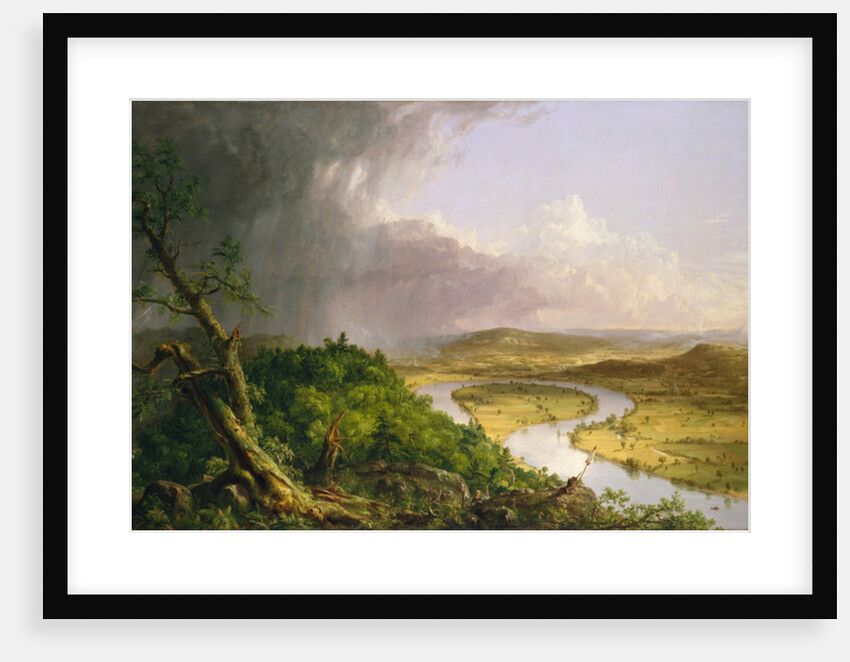 View from Mount Holyoke, Northampton, Massachusetts, after a Thunderstorm—The Oxbow, 1836 by Thomas Cole