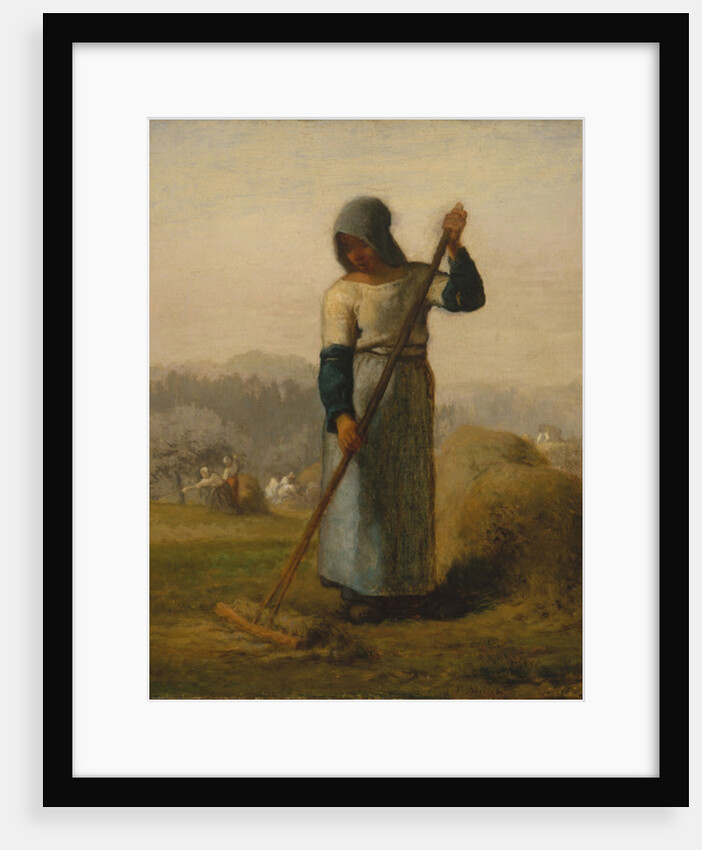 Woman with a Rake, probably 1856–57 by Jean-Francois Millet