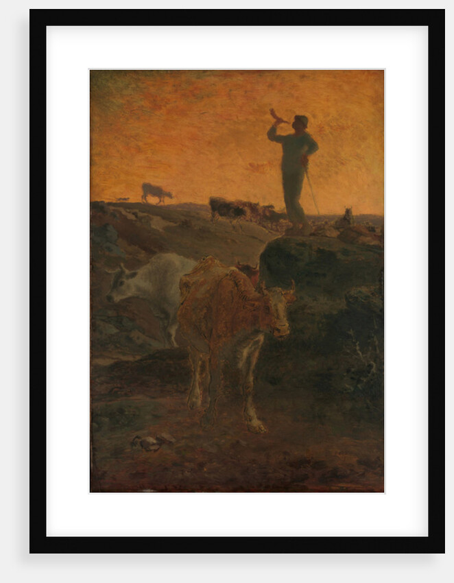 Calling the Cows Home, c.1872 by Jean-Francois Millet