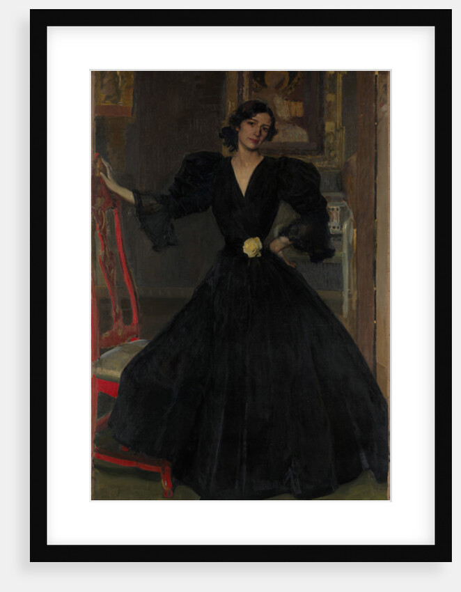 Señora de Sorolla in Black, 1906 by Joaquin Sorolla y Bastida