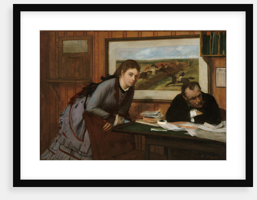 Sulking, c.1870 by Edgar Degas