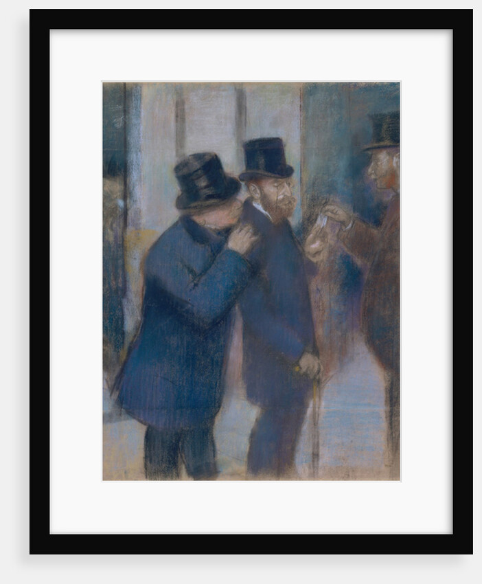 Portraits at the Stock Exchange, c.1878-79 by Edgar Degas