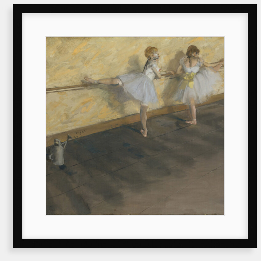 Dancers Practising at the Barre, 1877 by Edgar Degas