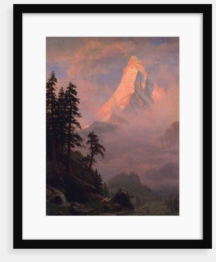 Sunrise on the Matterhorn, after 1875 by Albert Bierstadt