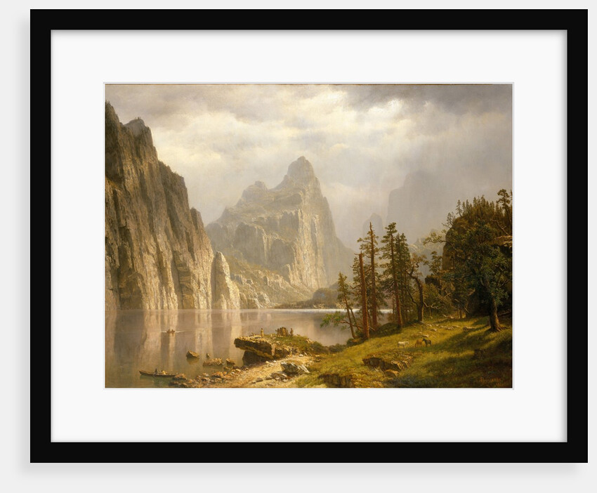 Merced River, Yosemite Valley, 1866 by Albert Bierstadt