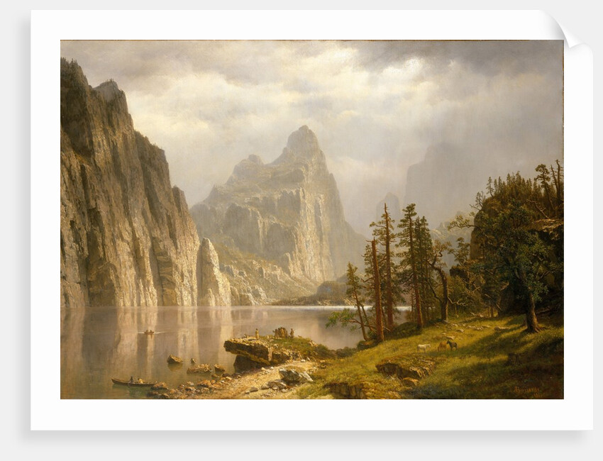 Merced River, Yosemite Valley, 1866 by Albert Bierstadt