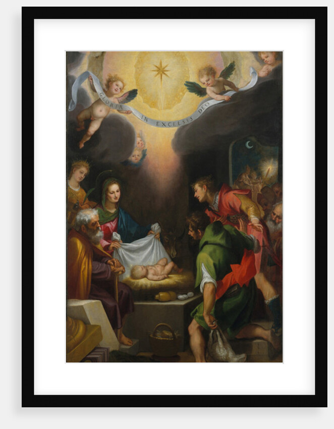 The Adoration of the Shepherds with Saint Catherine of Alexandria, 1599 by Ludovico Cardi Cigoli