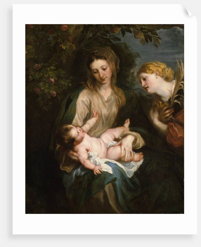 Virgin and Child with Saint Catherine of Alexandria, c.1630 by Anthony van Dyck