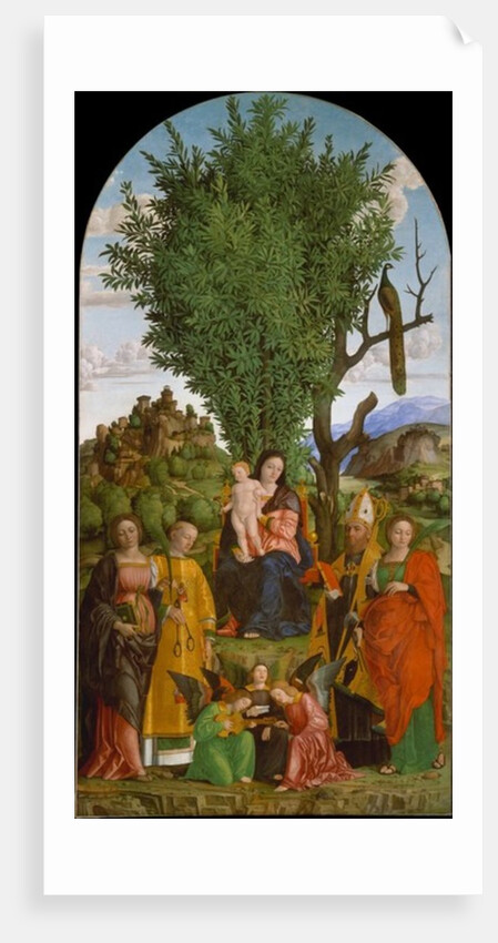 Madonna and Child with Saints, c.1520 by Gerolamo dai Libri