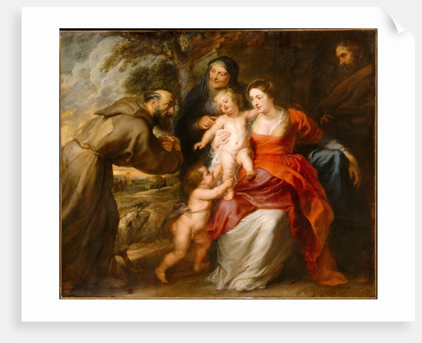 The Holy Family with Saints Francis and Anne and the Infant Saint John the Baptist, c.1635 by Peter Paul Rubens