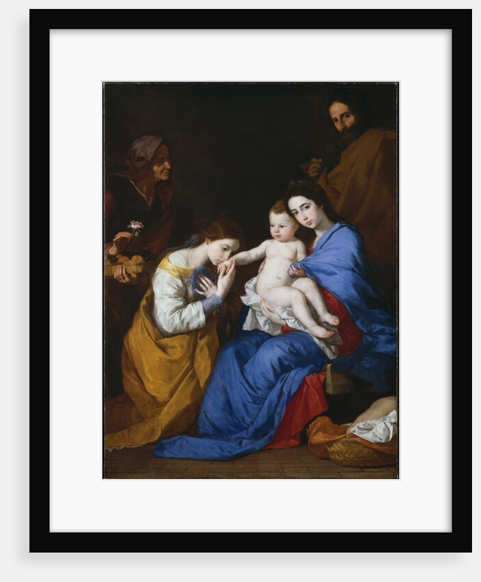 The Holy Family with Saints Anne and Catherine of Alexandria, 1648 by Jusepe de (1591-1652) Ribera