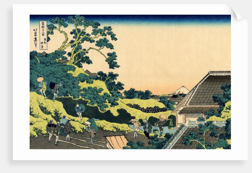 Fuji from Mishima pass, Edo, c.1830 by Katsushika Hokusai