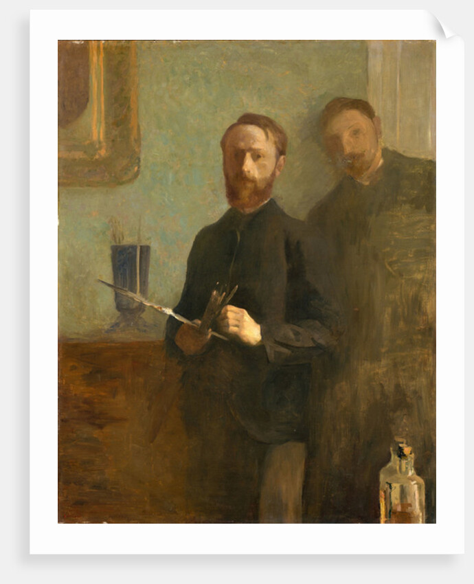 Self-Portrait with Waroquy, 1889 by Edouard Vuillard