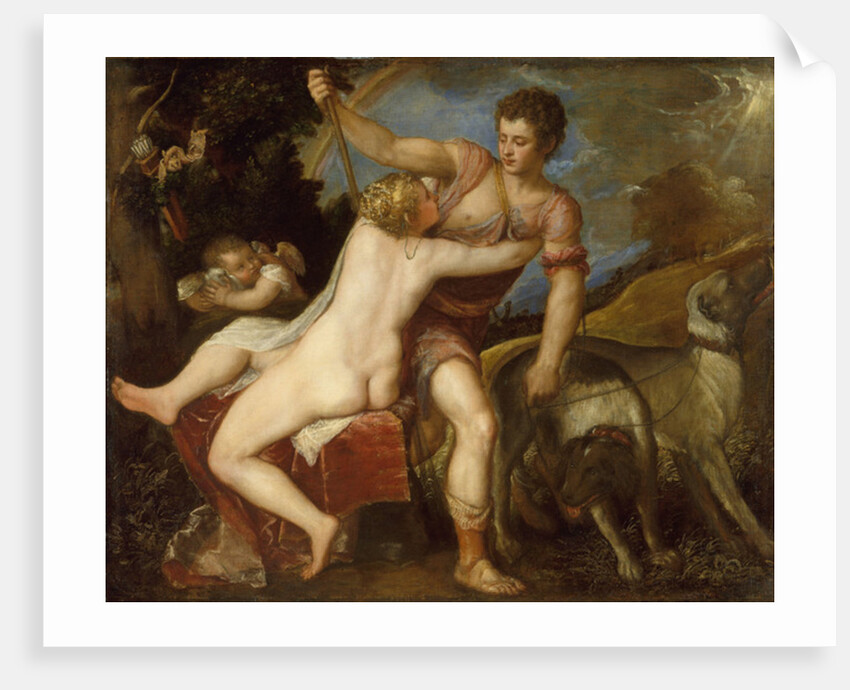 Venus and Adonis, c.1560 by Titian (c.1488-1576)