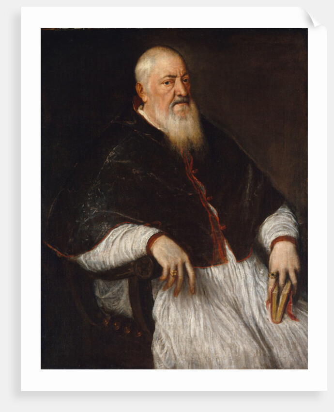 Filippo Archinto, Archbishop of Milan, c.1555 by Titian (c.1488-1576)