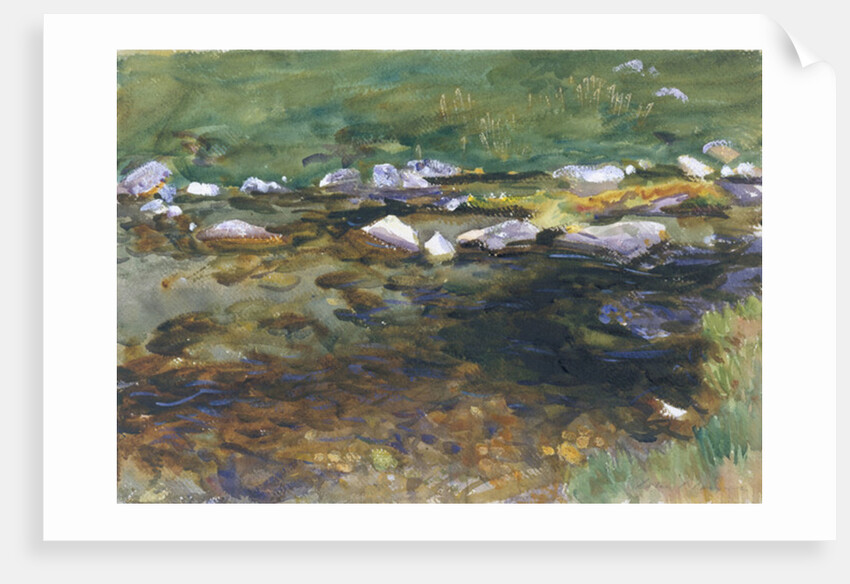 Brook and Meadow, c.1907 by John Singer Sargent