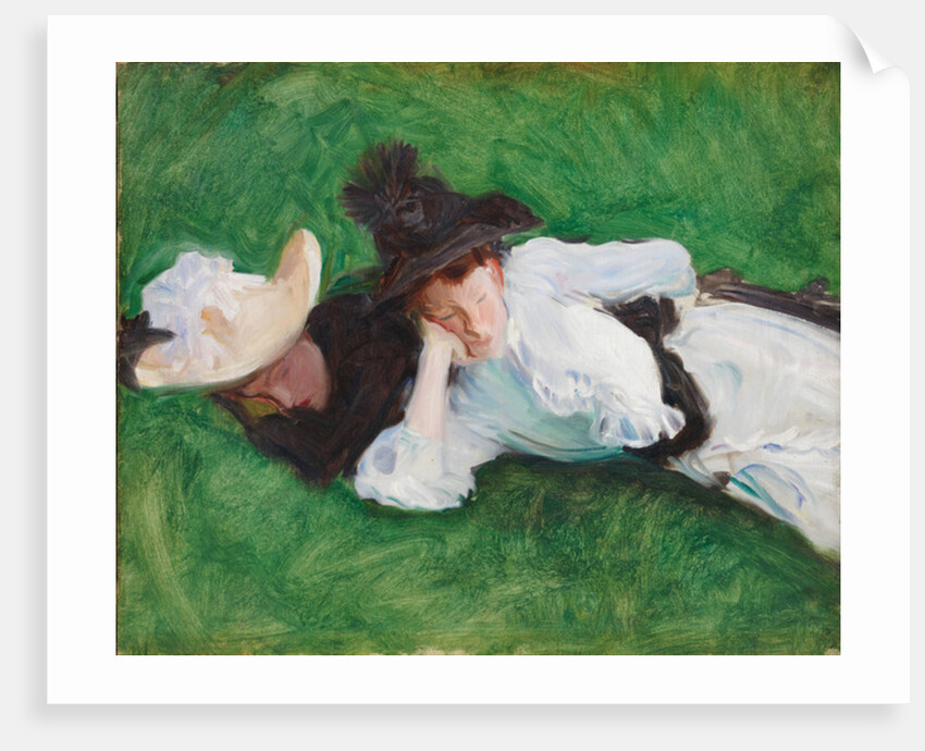 Two Girls on a Lawn, 1889 by John Singer Sargent