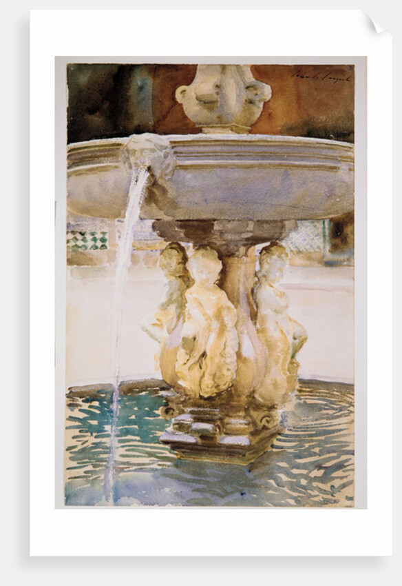 Spanish Fountain, 1912 by John Singer Sargent