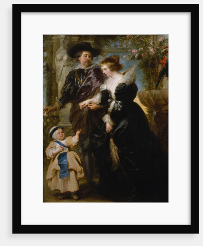 Rubens, His Wife Helena Fourment and Their Son Frans, c.1635 by Peter Paul Rubens