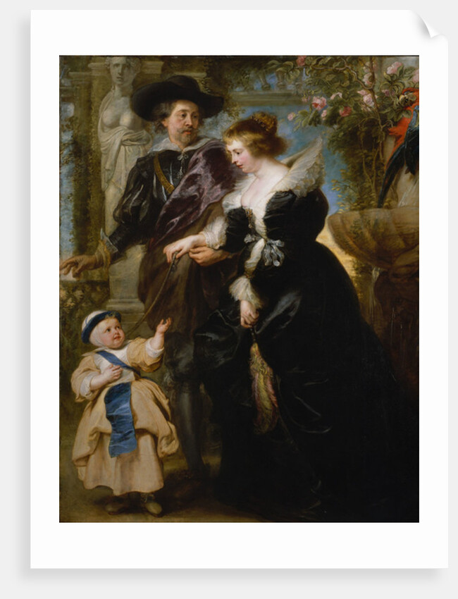 Rubens, His Wife Helena Fourment and Their Son Frans, c.1635 by Peter Paul Rubens