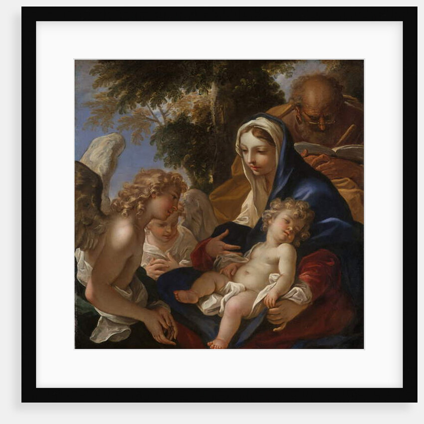 The Holy Family with Angels, c.1700 by Sebastiano Ricci