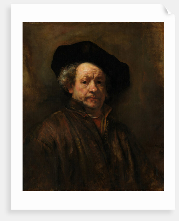Self-Portrait, 1660 by Rembrandt Harmensz. van Rijn