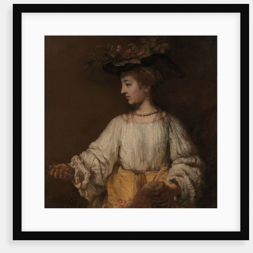 Flora, c.1654 by Rembrandt Harmensz. van Rijn