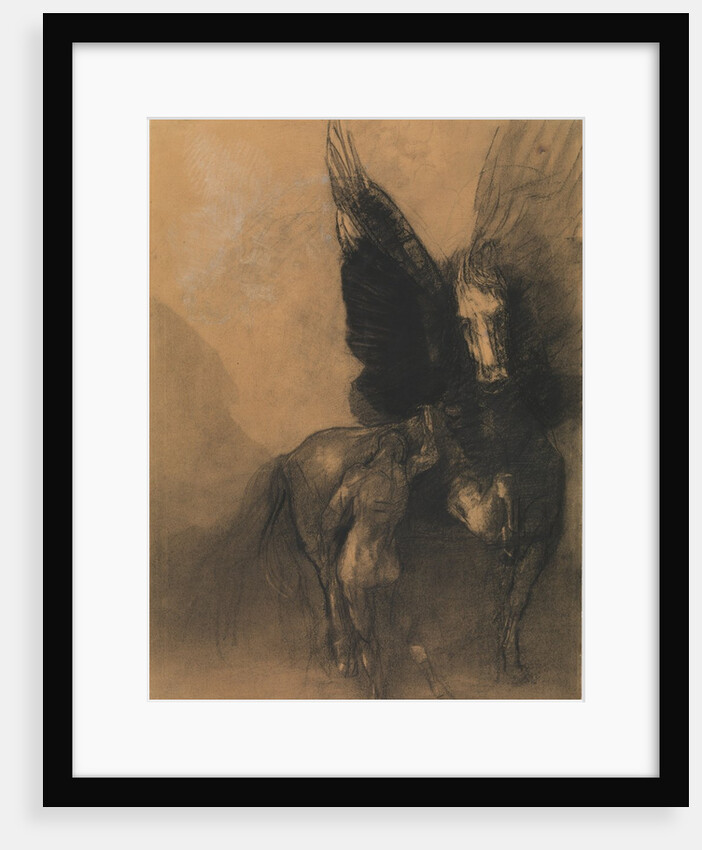 Pegasus and Bellerophon, c.1888 by Odilon Redon